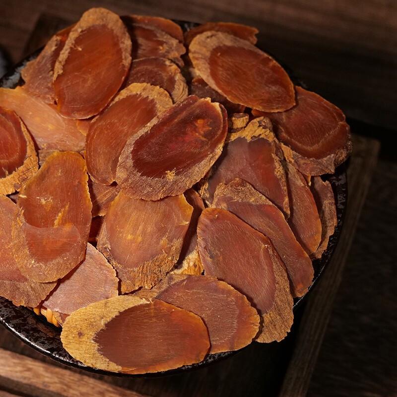 Red Ginseng Slices from Changbai Mountain Jilin China,6 years older Ginseng root,1 Steam 1 Dry,100g per Bottle