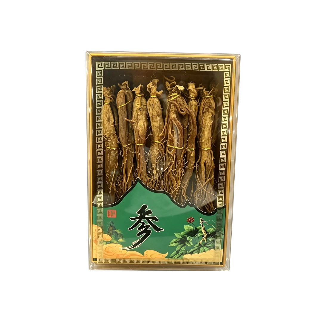 Whole Root Red Ginseng，6 Years Older Ginsengroot from Changbai Mountain Jilin China, Sugar Free  200 g