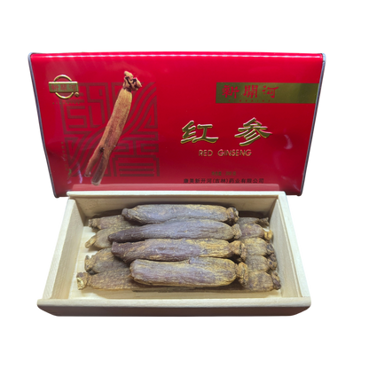 Moulded Red Ginseng from Changbai Mountain, 6 years age ,1 Steam 1 Sun-dried,200 Gram per Box