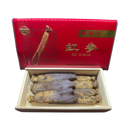 Moulded Red Ginseng from Changbai Mountain, 6 years age ,1 Steam 1 Sun-dried,200 Gram per Box