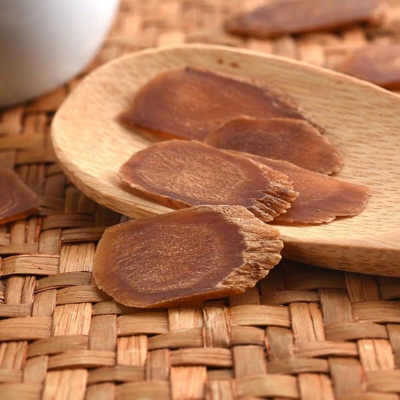 Red Ginseng Slices from Changbai Mountain Jilin China，6 years older Ginseng root，1 Steam 1 Dry，100g per Bottle