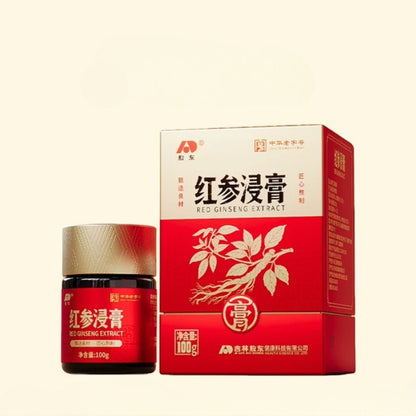 Red Ginseng Exact Past ,Hight Concentration,6 Years Ginseng Root from Changbai Mountian Jilin China,100g per Jar