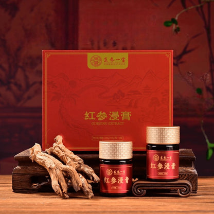 Red Ginseng Exact Paste 2 Jars, 100g per Jar , 6 Years Ginseng Root from Changbai Mountain Jilin China