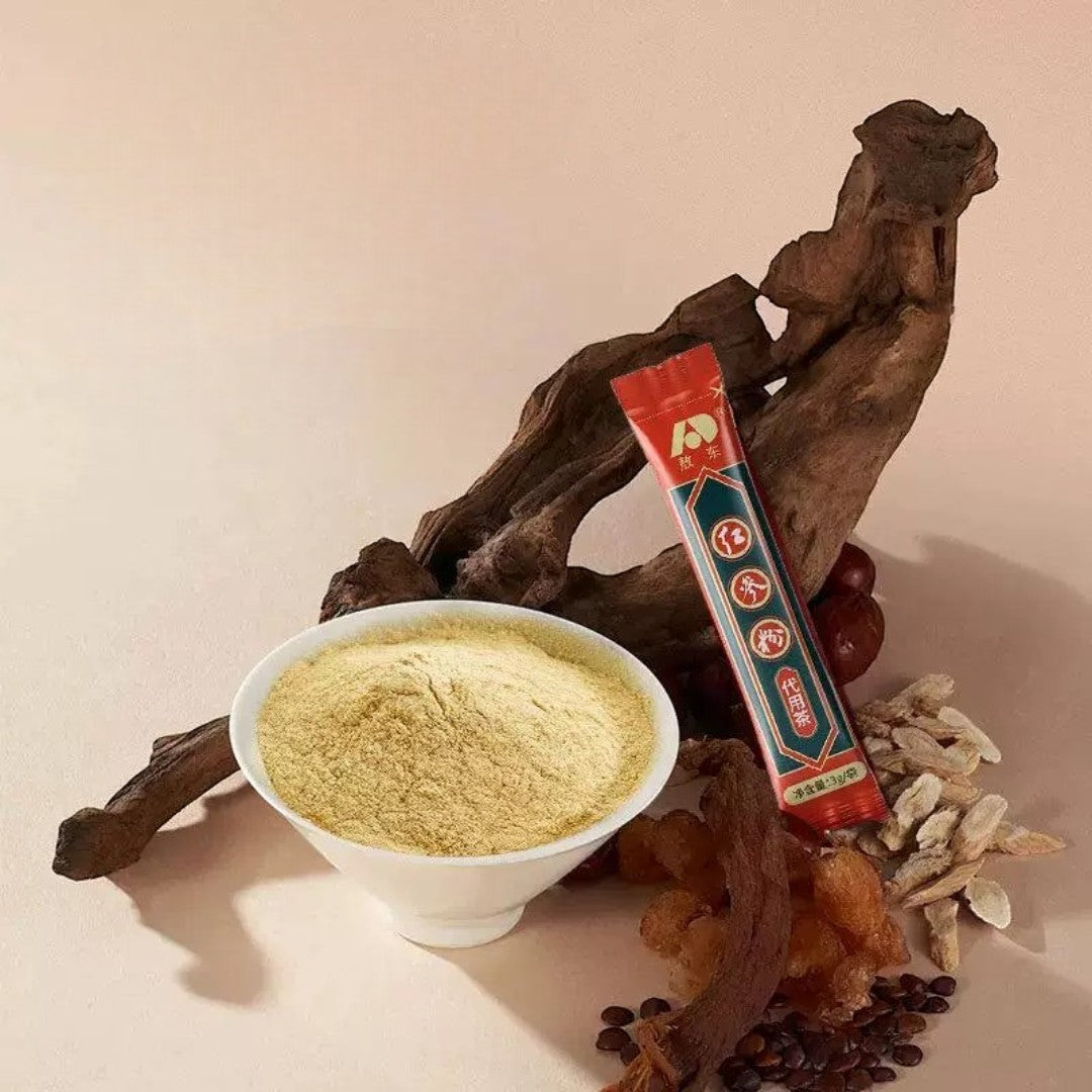 Red Ginseng Powder Stick, 6 Years older Gisneng Root from Changbai Mountain Jilin China,3g per Pack,30pacs per Box