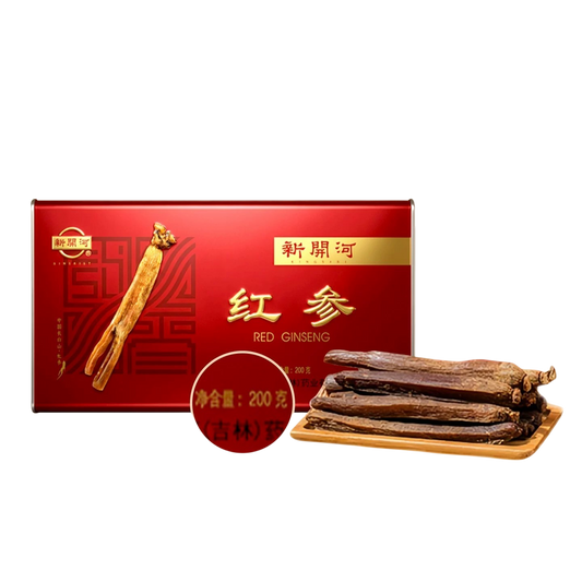 Moulded Red Ginseng from Changbai Mountain, 6 years age ,1 Steam 1 Sun-dried,200 Gram per Box